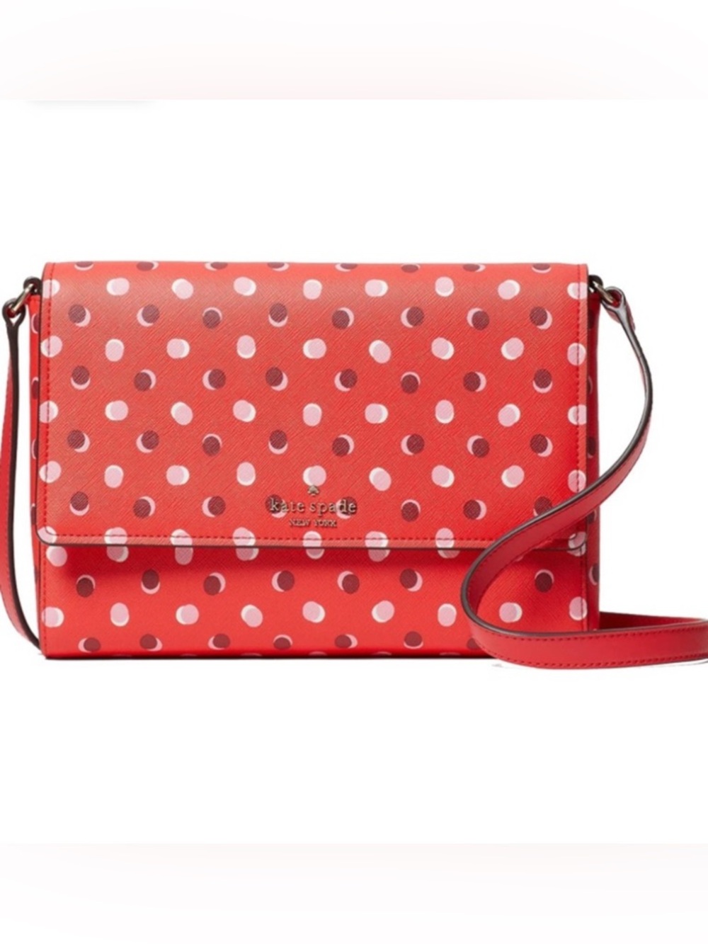 Kate Spade Cove Street Fiesta Polka Dot Crossbody Purse Bag